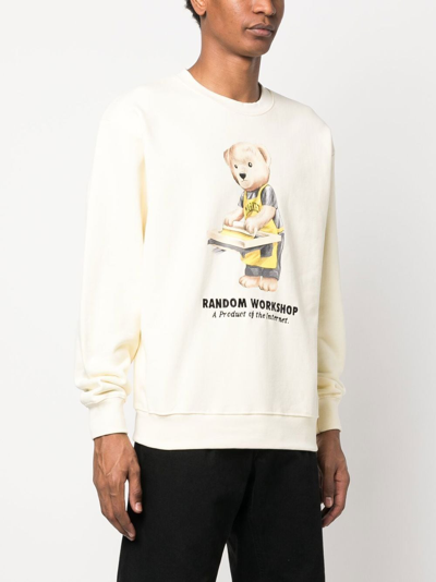 Market Graphic-print Long-sleeved Jumper In Neutrals