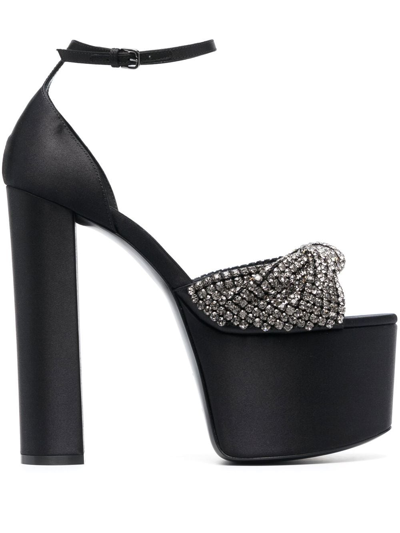 Shop Sergio Rossi Evangelie 155mm Sandals In Black