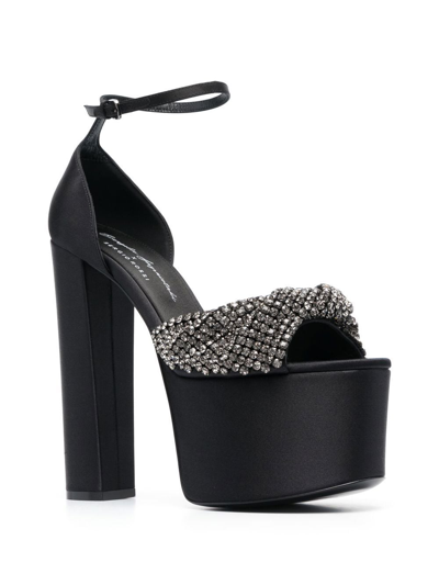 Shop Sergio Rossi Evangelie 155mm Sandals In Black