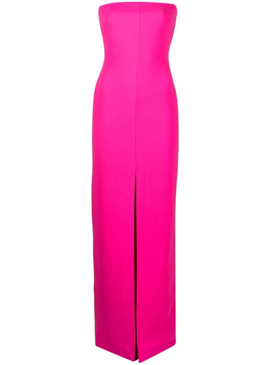 Shop Solace London Strapless Maxi Dress In Pink