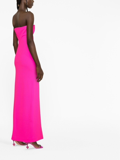 Shop Solace London Strapless Maxi Dress In Pink