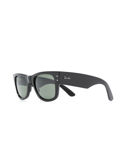 Ray Ban Logo-plaque Sunglasses In Black