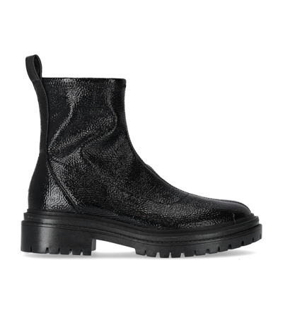 Michael Kors Comet Black Sock Ankle Boot In Black