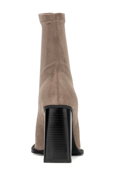 Torgeis Katya Block Heel Bootie In Taupe