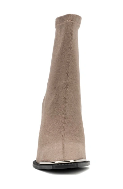 Torgeis Katya Block Heel Bootie In Taupe