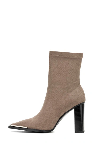 Torgeis Katya Block Heel Bootie In Taupe