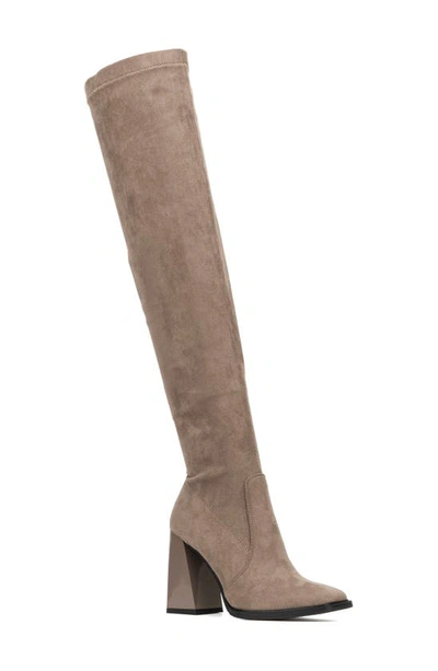 Torgeis Sasha Over-the-knee Boot In Taupe