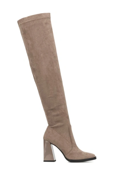 Torgeis Sasha Over-the-knee Boot In Taupe