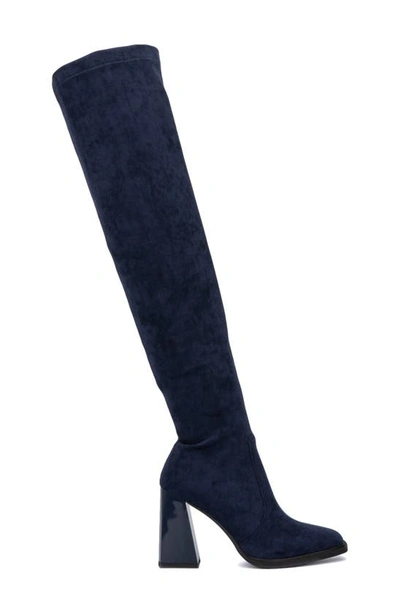 Torgeis Sasha Over-the-knee Boot In Navy