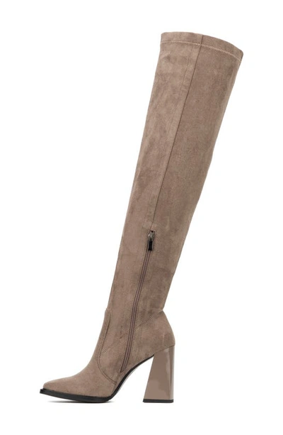 Torgeis Sasha Over-the-knee Boot In Taupe