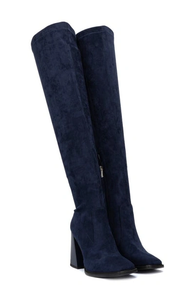 Torgeis Sasha Over-the-knee Boot In Navy