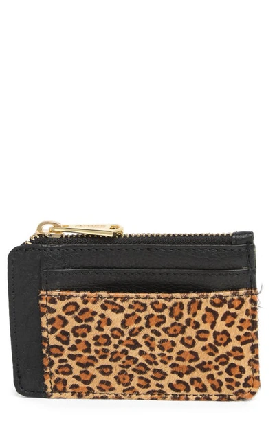 Shop Aimee Kestenberg Alia Slim Id Wallet In Micro Leopard