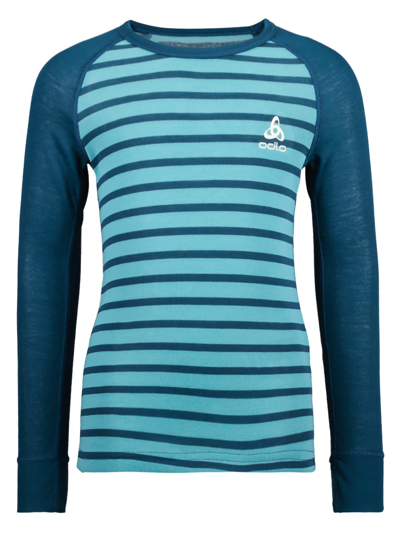 Shop Odlo Kids Blue Long-sleeve