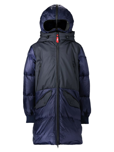 Ai Riders On The Storm Kids Down Coat For Boys In Navy Blue