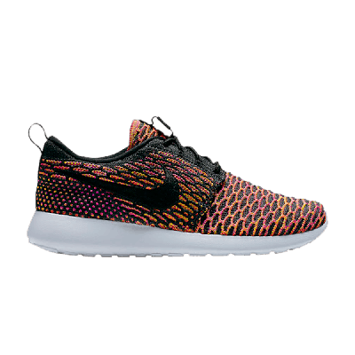 Pre-owned Nike Wmns Roshe One Flyknit 'floridian Mix' In Black