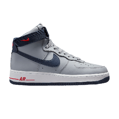 Pre-owned Nike Wmns Air Force 1 High 'new England Patriots' In Grey