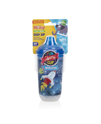 Shop Nuby Insulated Light-up Easy Sippy Cup, Blue Space, 10 oz