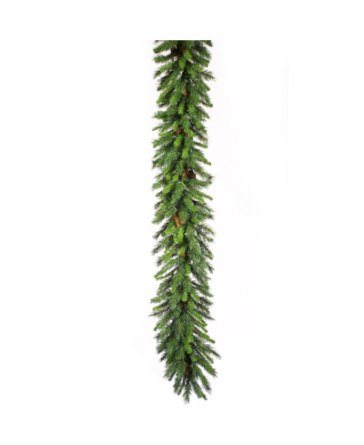 Shop Vickerman 50' Cheyenne Artificial Christmas Garland Unlit In Green