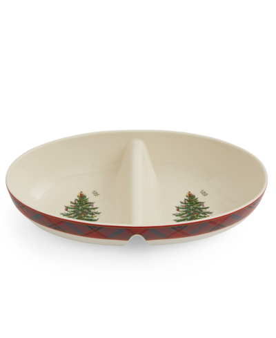 Shop Spode Large 13" Oval Divided Server In Green