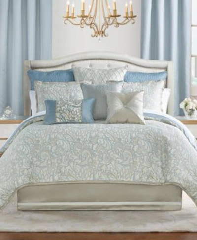 Shop Waterford Springdale Comforter Set Collection In Blue