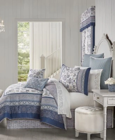 Shop Royal Court Chelsea Comforter Sets In Gray