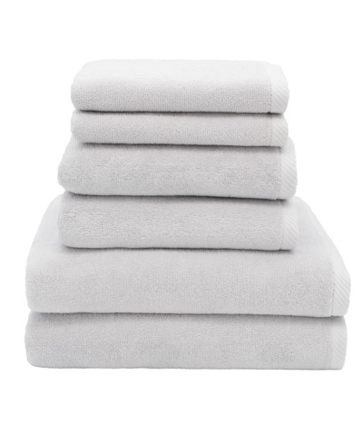 LINUM HOME EDIREE TURKISH COTTON 6 PIECE BATH TOWEL SET 