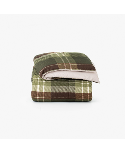 Shop Ocm Fully Reversible Microfiber College Dorm Comforter In Twin/twin Xl In Bryce Forest