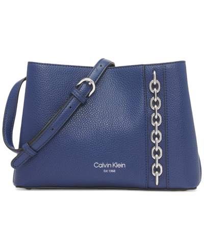 Shop Calvin Klein Adeline Crossbody In Medieval Blue