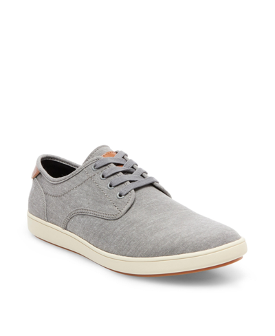 Steve Madden Men's Fenta Fashion Lace-up Sneakers In Gray Fabric