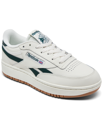 Reebok Women's Club C Double Revenge Casual Sneakers From Finish Line In  Chalk/forest Green/ Lee 3 | ModeSens