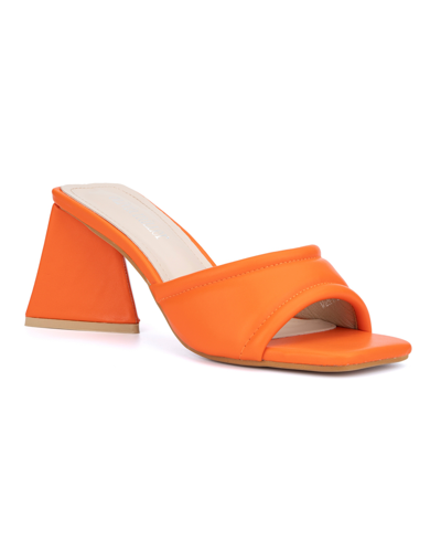 Olivia Miller Women's Florence Heel Sandals Women's Shoes In Orange ...