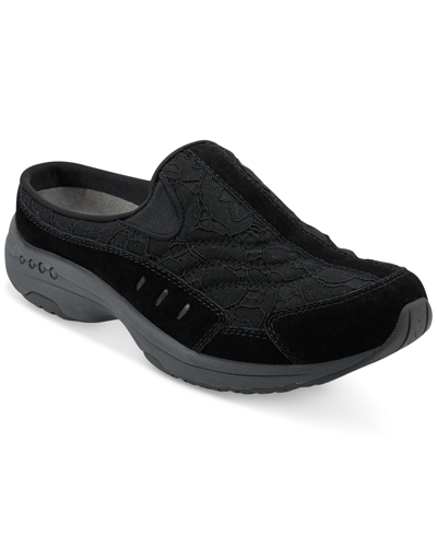 Shop Easy Spirit Women's Traveltime544 Mule Sneakers Women's Shoes In Black Lace