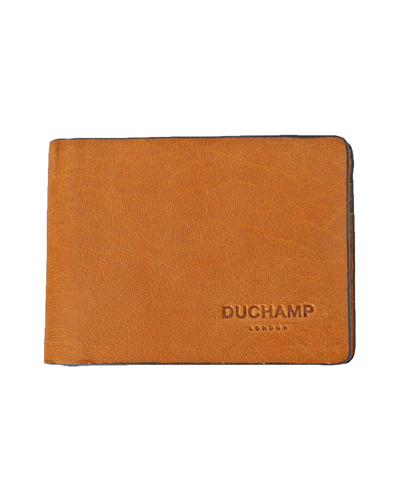 Shop Duchamp London Men's Slim Bifold Wallet In Cognac