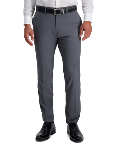 Shop Haggar J.m  Men's Slim-fit 4-way Stretch Suit Pants In Med Grey