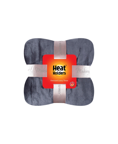 Shop Heat Holders Oversized Blanket In Silver