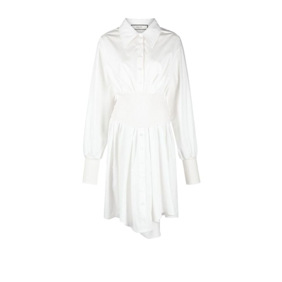 Shop Elleme White Asymmetric Shirt Dress
