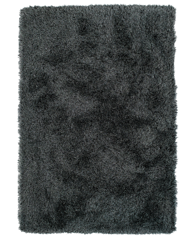 D Style Impact Ia100 8' X 10' Shag Area Rug In Midnight