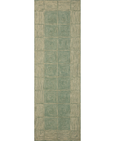 Shop Chris Loves Julia Francis Fra-02 2'6" X 9'9" Runner Area Rug In Green