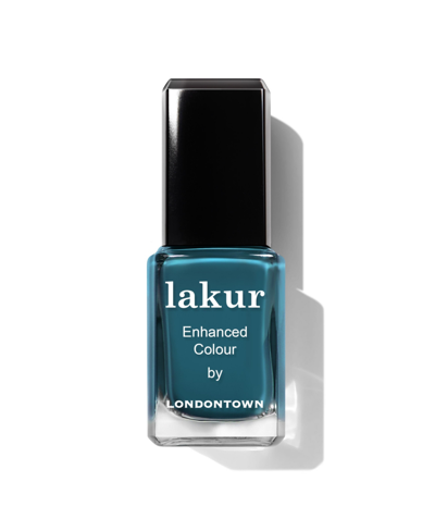 Shop Londontown Lakur Enhanced Color Nail Polish, 0.4 oz In Magpie (aqua)
