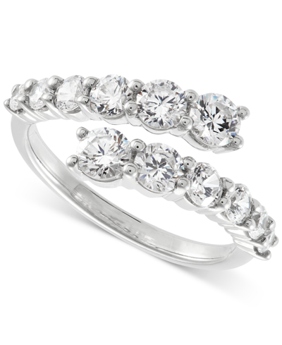 Grown With Love Lab Grown Diamond Bypass Ring (1-1/2 Ct. T.w.) In 14k White Gold In White Gold