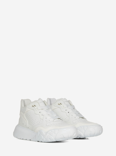 Shop Alexander Mcqueen Court Trainer Sneakers In White