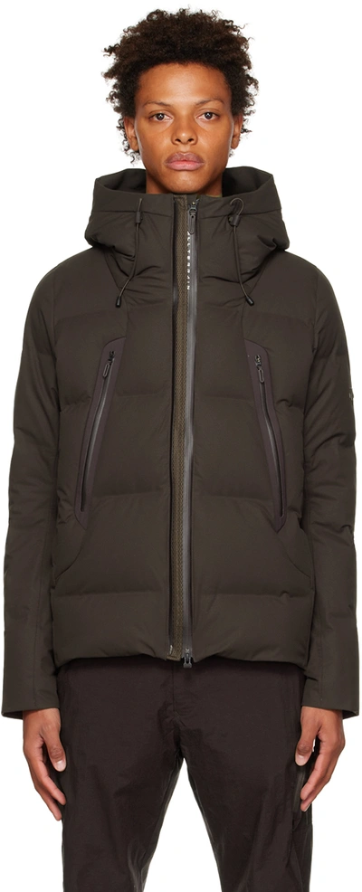 Shop Descente Ssense Exclusive Brown Mountaineer Down Jacket In Ganache Brown