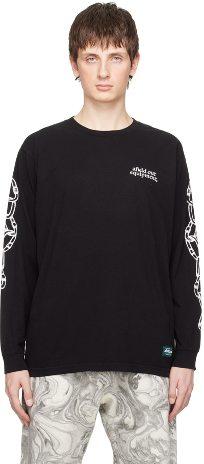Shop Afield Out Black Chain Long Sleeve T-shirt