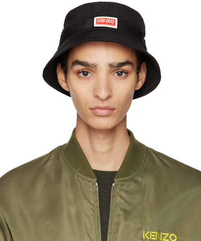 Shop Kenzo Black  Paris Jungle Bucket Hat In 99 - Black