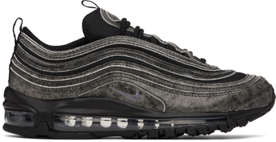 Shop Comme Des Garçons Homme Deux Black & Gray Nike Edition Air Max 97 Sneakers In 1 Black