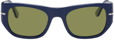 Shop Persol Blue Po3308s Sunglasses In 1170p1 Blue