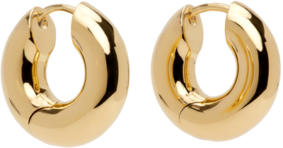 Shop Tom Wood Gold Small Chunky Hoops