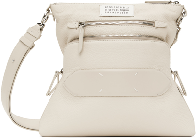 Shop Maison Margiela Off-white Soft 5ac Bag In T2003 Greige