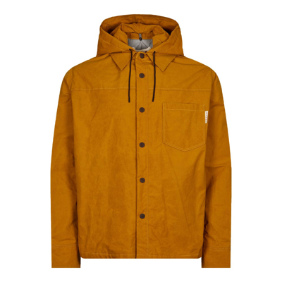 Shop Marni Wax Jacket In Yellow