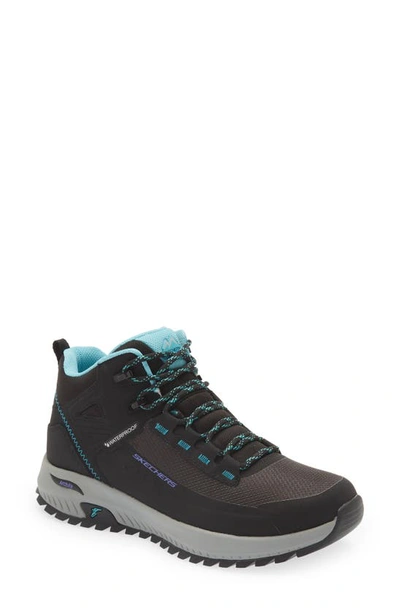 Skechers Arch Fit® Discover Waterproof Hiking Shoe In Black | ModeSens